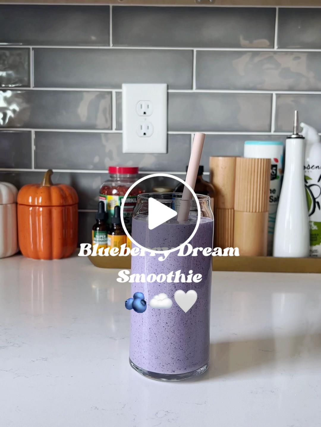 Fuel Your Day: Violet's Nutritious Blueberry Almond Smoothie Benefits